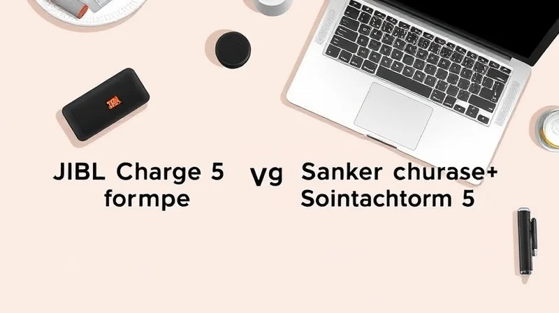 JBL CHARGE 5 と Anker Soundcore Motion+ の基本スペック比較表
